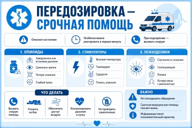Помощь при передозировке в Плесецке