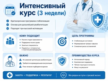 Реабилитация за 21 день в Плесецке